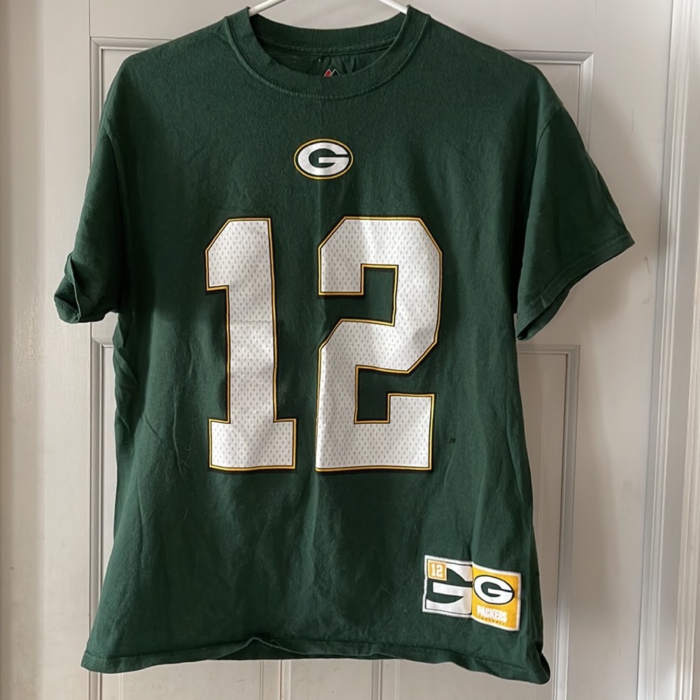 Green Bay Packers quarterback #12 Rogers T-shirt